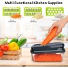 Unbranded Compact 16-in-1 Vegetable Chopper Dicer - Perfect for Meal