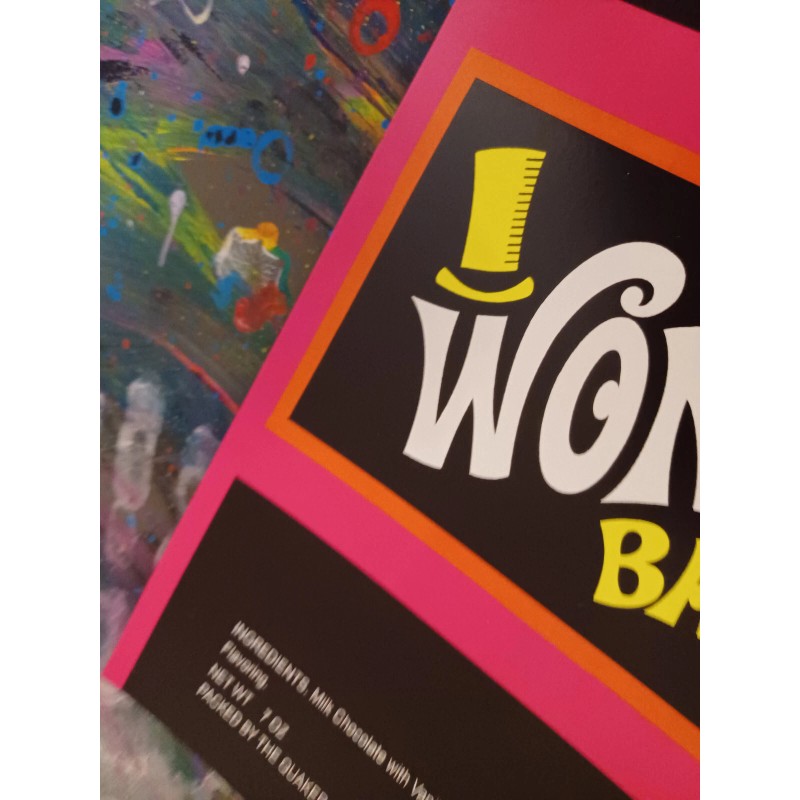 CUSTOM MADE Willy Wonka Wonka Wrapper and Golden Ticket Replica