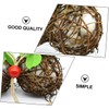 CIYODO Bird Toy Takraw Ball Stylish Nesting Material Attract Hummingbirds