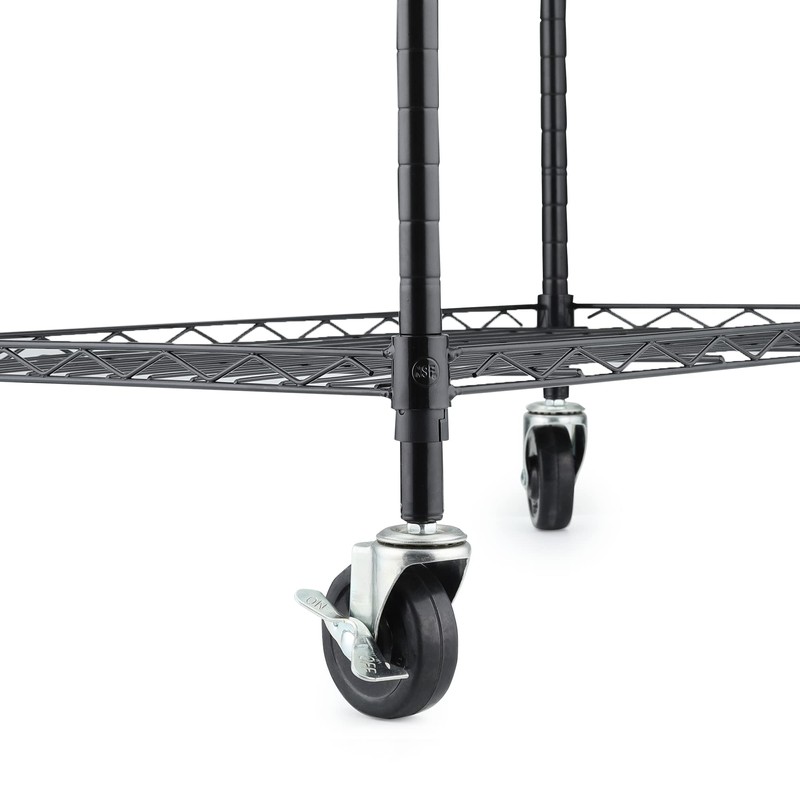 Caster Wheels for Organization & Storage Shelving, Set of 4,