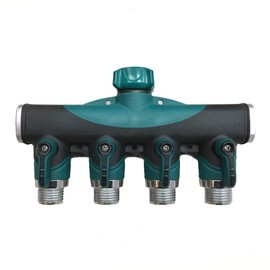 Soytich 4-Way Splitter for Inlet Hoses, 3/4 Inch for Connecting 4 Devices (YV4er)