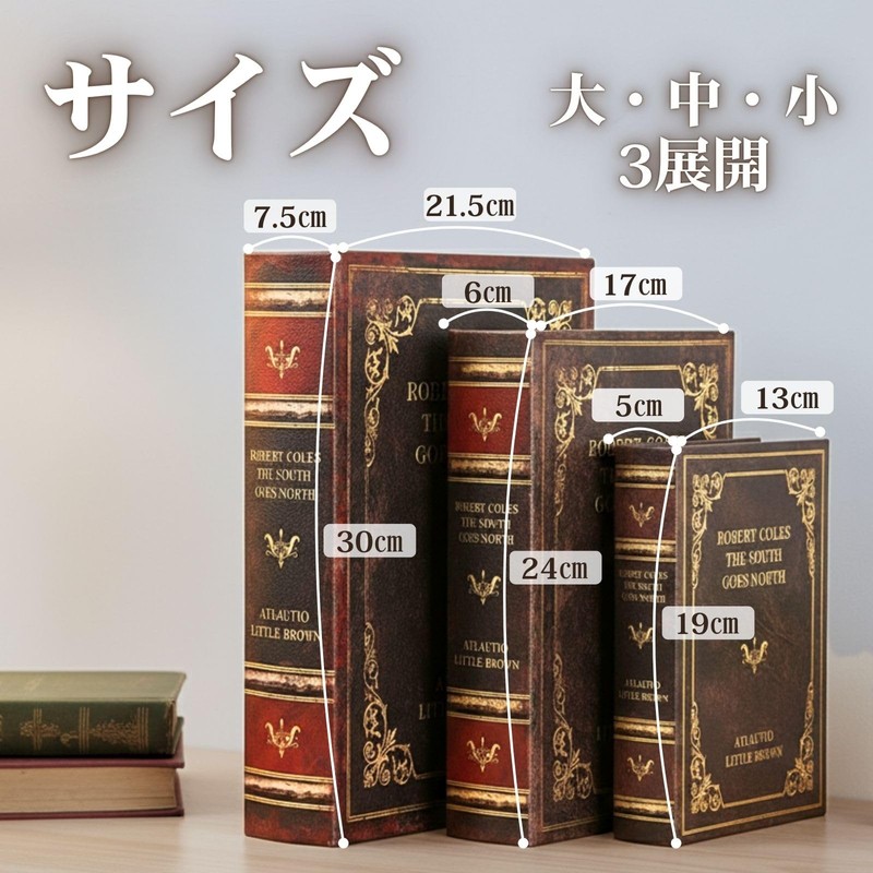S.T.S.G Fake Book Dummy Storage Hidden Storage Storage Box Book-Shaped