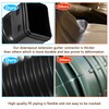 Rain Gutter Downpipe Extensions, Flexible Rain Gutter Downpipe Drain Rainwater