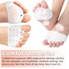 4 Pairs Silicone Toe Separators for Women & Men,Bunion Corrector