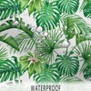 GCIREC Tropical Leaf Shower Curtain, Summer Green Palms Banana Leaf