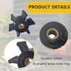 Brass parts 49-16-2771 Transfer Pump Impeller with O-shaped snare pump