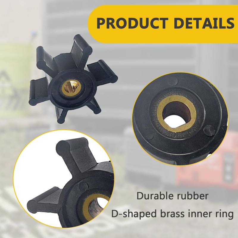 Brass parts 49-16-2771 Transfer Pump Impeller with O-shaped snare pump