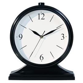 AYRELY® Vintage Desk Clock Silent-Non-Ticking 10-inch dial Table Clock,Retro Mantel Clocks and Easy to Read for Living Room, Bedroom, Shelf Decoration, Fireplace, Farmhouse Decor (Dark)