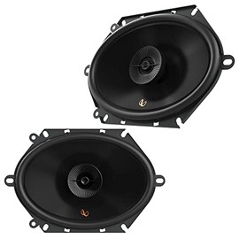 Infinity Primus 683F Primus Series 6""x 8"" 2-Way Custom-Fit Multi-Element Speakers, Pair, black (Renewed)