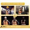 AdirPro Surveyor Safety Vest with Pockets - High visibility Reflective