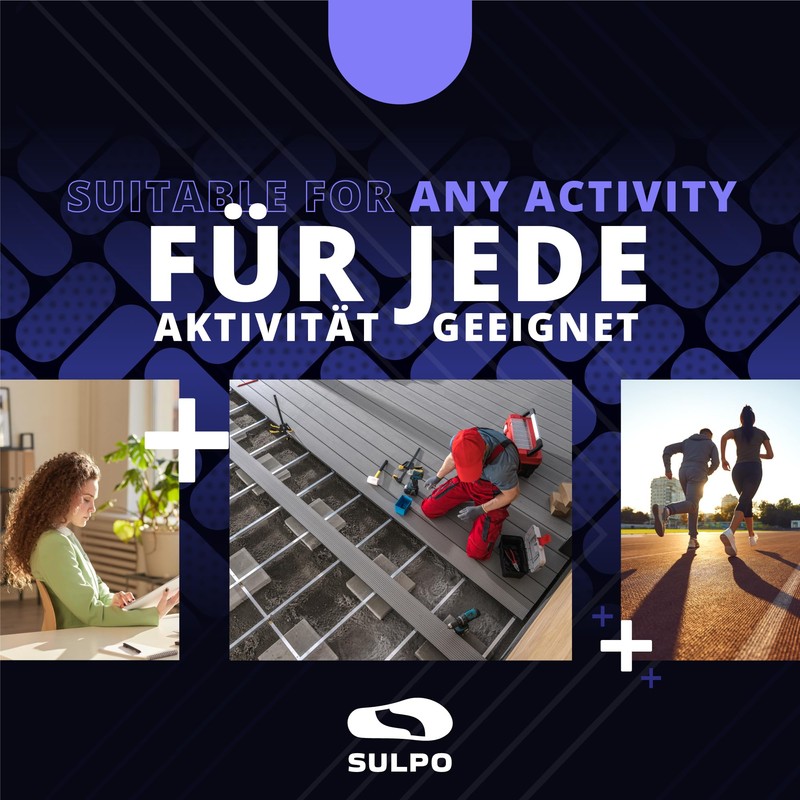 SULPO Shoe Insoles Raiser - Increase Insoles - Heel Lift