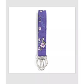 Vera Bradley NWT Vera Bradley Wristlet Keychain Wild Roses Purple
