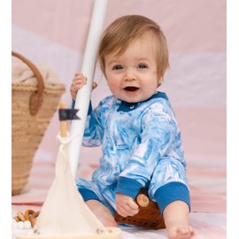 Burt's Bees Baby Boys Pajamas, One-Piece Footless Sleeper PJs, Non-Slip Snug Fit for Infants 12, 18, and 24 Months