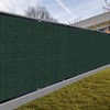SUNNY GUARD Privacy Screen Fence 5' x 50' Dark Green