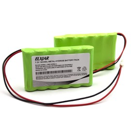 (2-Pack) 7.2V 1500mAh 300-03864-1 Battery Compatible with Honeywell Lynx L3000, Lynx L5000, Lynx L5100, Lynx L5200, LYNXRCHKIT-SC, Ademco WALYNX-RCHB-SC, Bentel BW-B72K Wireless Alarm Control Panels