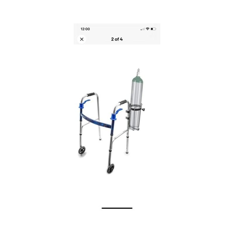 Mobility Scooter, Power Chair, Wheelchair Oxygen Tank Holder, Fits Sizes