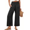 ANRABESS Womens Pants Wide Leg High Waisted Palazzo Pants Summer