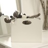 EZDeco Magazine Holder Foldable Magazine Rack Floor PU Leather File