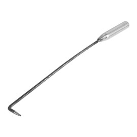 ULTECHNOVO Iron Fireplace Poker Tool Metal Fire Poker with Ergonomic Handle for Indoor and Outdoor Use for Fire Pits BBQ and Flipping Compact Design for