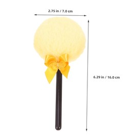 FOMIYES 4pcs Lollipop Shaped Powder Puff Soft Makeup Applicators for Loose Powder Washable and Reusable for Sensitive Skin for Travel and Everyday Use