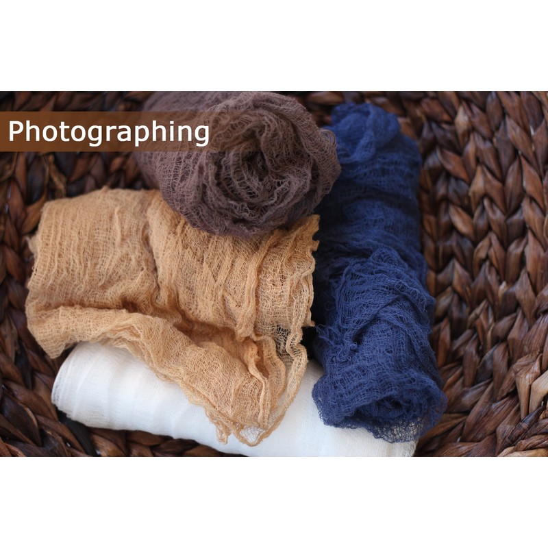 Cheesecloth, Grade 90, 36 Sq Feet, 100% Unbleached Cheesecloth Fabric