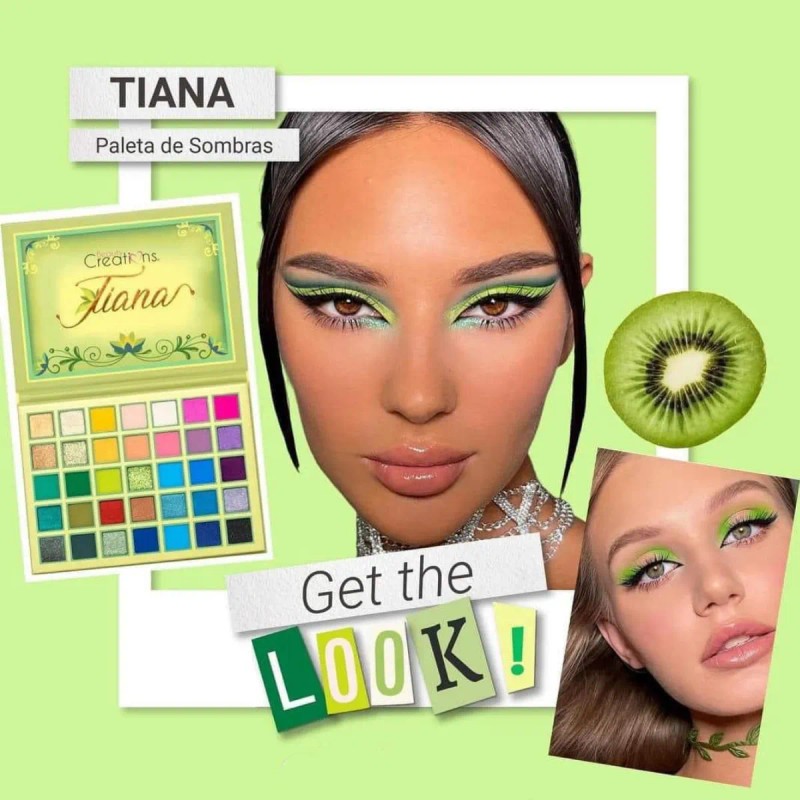 Paleta De Sombras Tiana X Beauty Creations 35 Tonos Tiana