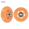 PATIKIL 70mm OD Inline Skate Wheels with Bearings, 8 Pack