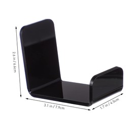 FELTECHELECTR 2pcs Headphone Stand for Gaming Headsets Headphone Hanger Strong Hook Compact and Tidy Desk Accessory