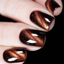 Vishine 9D Cat Eye Brown Gel Nail Polish with Magnet Galaxy Cateye Chameleon Nail Gel Polish Manicure Soak Off UV Gel DIY Salon Home 16ml