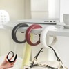 Round Purse Hooks for Tables and Bars, 3Pcs Round Handbag