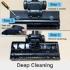 Kodahome Turbo Brush Vacuum Attachment, Compatible with Miele Canister Vacuums,