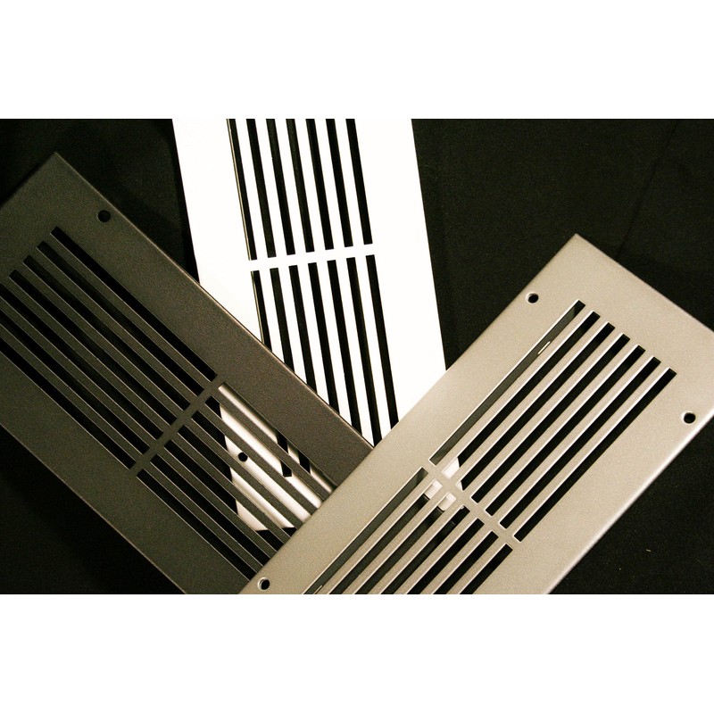 Modern Linear Powder Coated Steel Ceiling and Wall Vent Covers