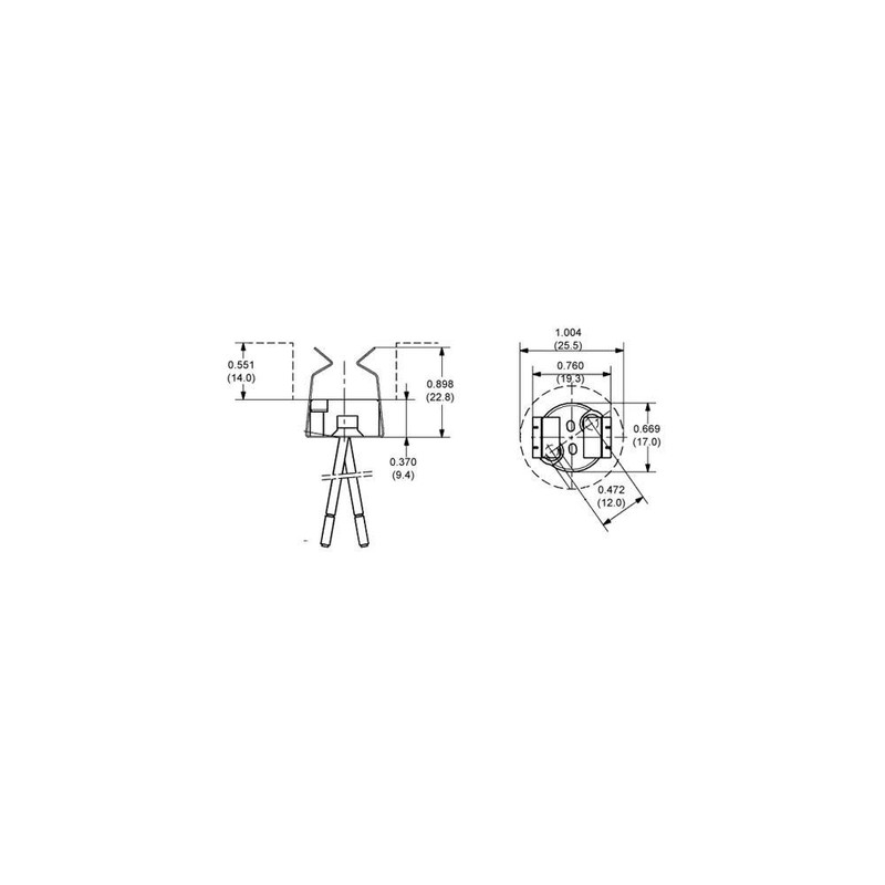 BJB Electric LP LH0553 BJB 25.105.6101 GU5.3 Bipin Halogen Socket
