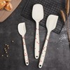 Lyveit Silicone Spatula Set, 600°F Heat Resistant Spatula for Baking,