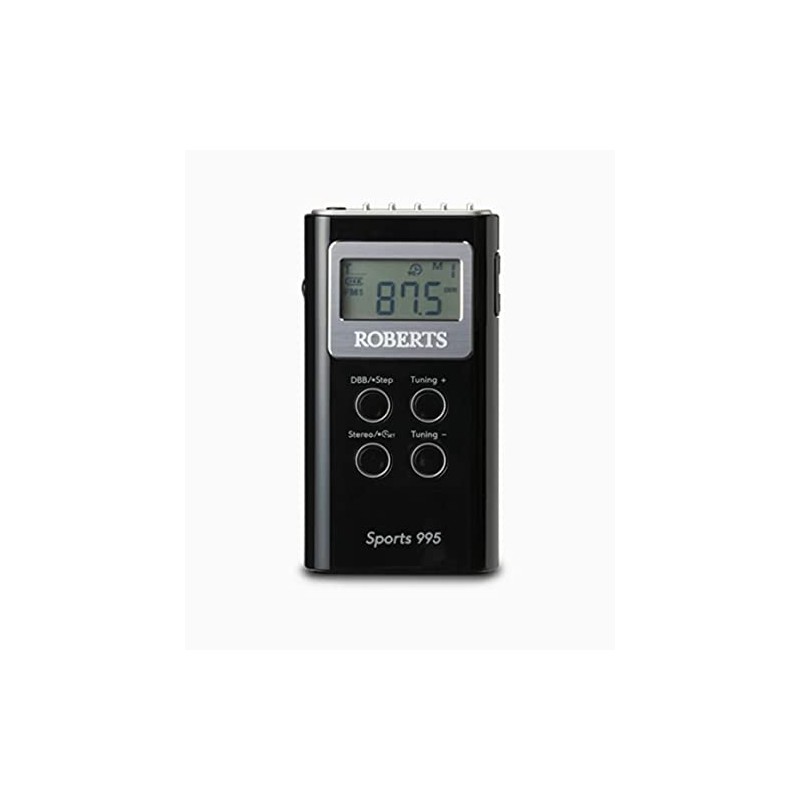 Roberts Sports 995 Personal FM/AM Radio - Black