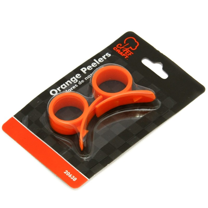 Chef Craft Select Plastic Orange Peeler, 2.25 inches in length