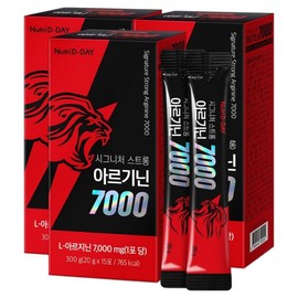 Nutri-D Day Signature Strong Arginine 7000 Liquid Stick 15p, 3 pieces, 300g / 뉴트리디데이 시그니처 스트롱 아르기닌 7000 액상스틱 15p, 3개, 300g