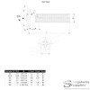 M5 (5mm x 50mm) Pozi Raised Countersunk Machine Screw (Bolt)