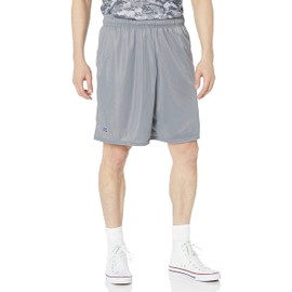Russell Athletic Men's Mesh Pocket Short, Steel, X-Large