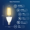 FLSNT Dusk to Dawn Outdoor Sensor LED Edison Bulbs, 4W