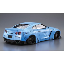 Aoshima Bunka Kyozai Co. 1/24 Liberty Walk No.9 LB, Works R35 GT - R Ver. 1 Plastic Model