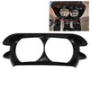 HDBUBALUS Motorcycle Headlight Trim Ring Cover Dual Headlamp Bezel Fit