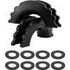 D Ring Shackle Isolators Washers Kit, Rubber Shackle Isolators with