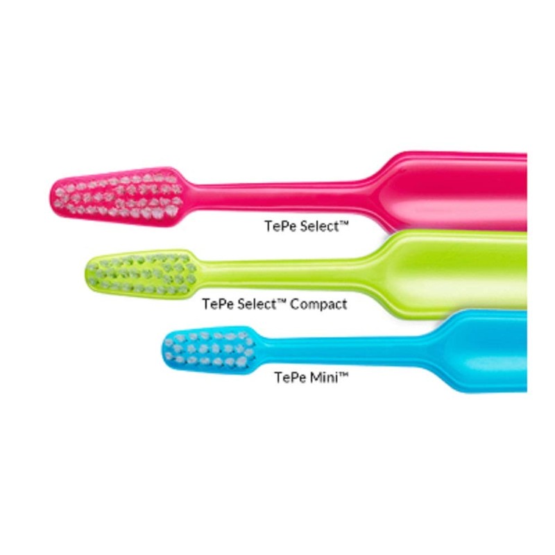 Tepe Select Compact Toothbrushes 10 Pieces (Compact Extra Soft)
