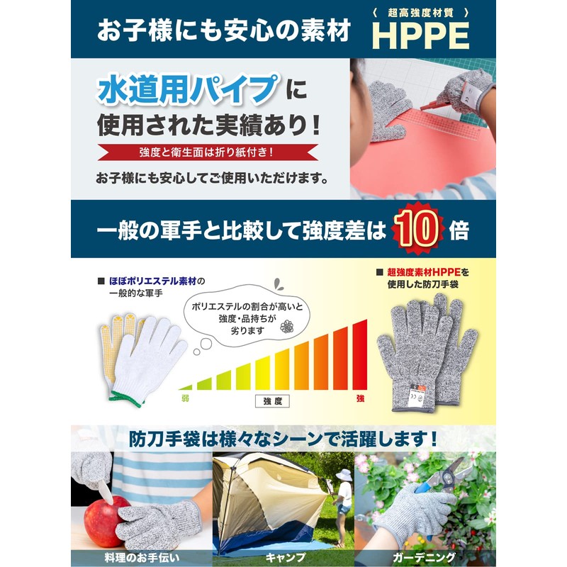 [Liferinger] Military Gloves Blade-Resistant Gloves [Supervised by an Active Disaster