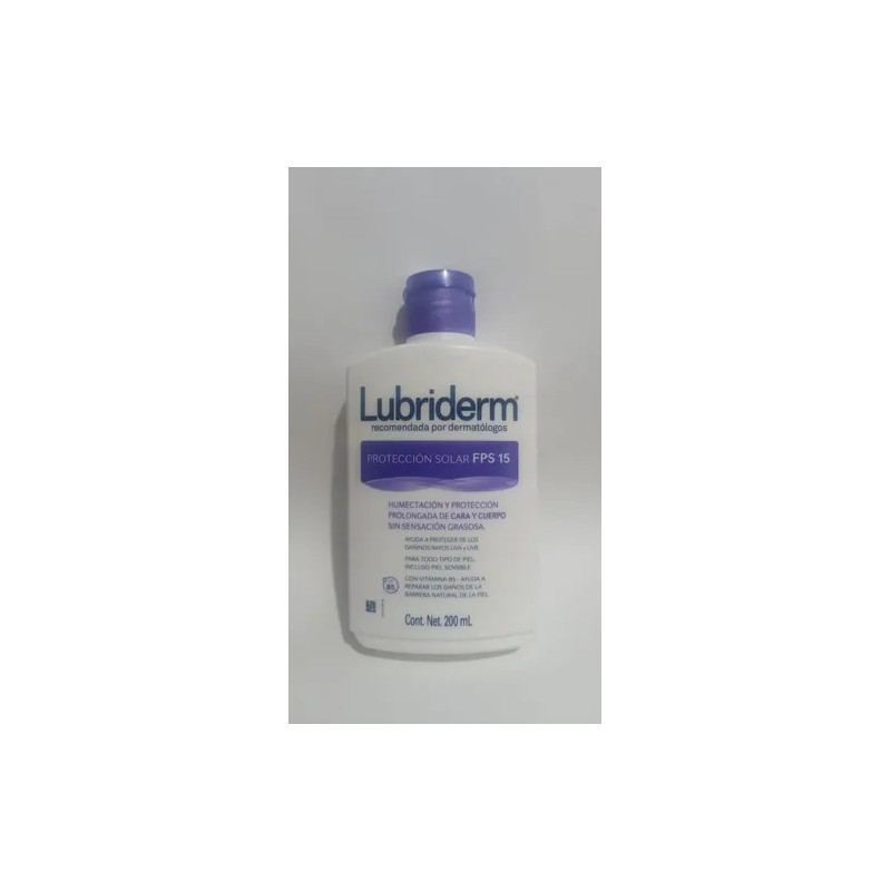 Crema Lubriderm Fps 15 Invisible Cara Y Cuerpo 200ml