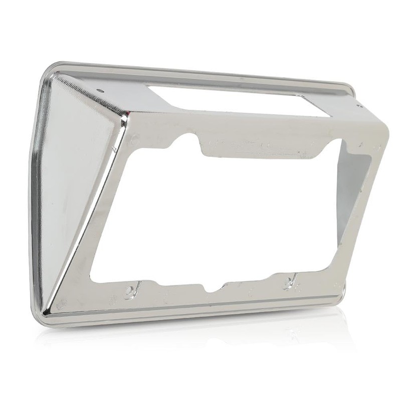 CHEDA Rear License Plate Bezel Housing Frame Chrome Compatible with
