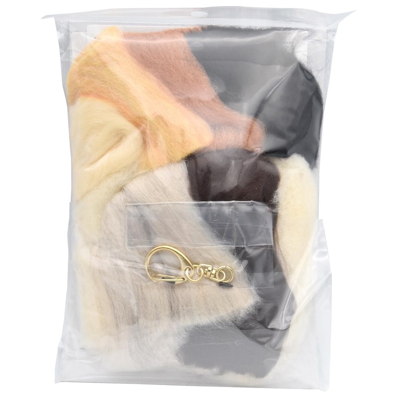 Hamanaka Wool Felt Kit: Create Animal and Snack Mascots with
