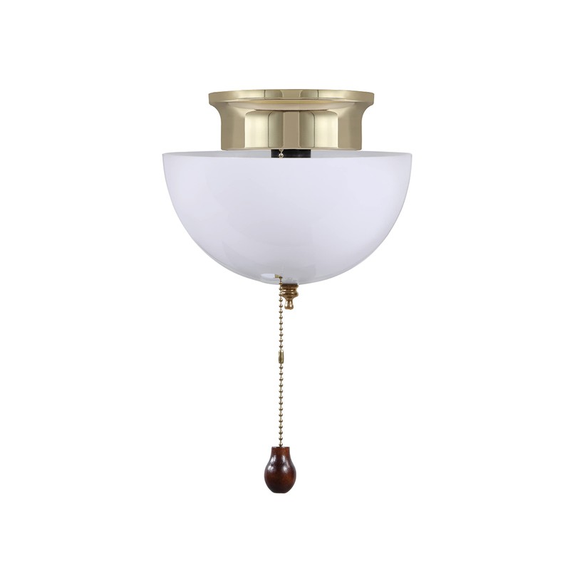 Aspen Creative 28004-15-2, Clip-on Dome Shade in White Finish with