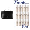IOPE 홀리데이 에코레더박스백 파우치 + 아이오페 스템3 에멀전 로션 225ml (15ml 15개) 세트 Holiday Eco Leather Box Bag Pouch + Iope Stem3 Emulsion Lotion 225ml (15ml x 15) Set
